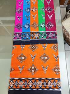 Tela tradicional con estampado de cera Khanga 45 Textiles de estilo africano para vestidos y camisas - Product Image 5