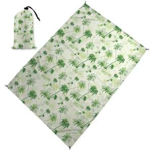 Alfombra compacta a prueba de arena con bolsillo plegable, tapete de playa para acampar al aire libre, almohadilla a prueba de humedad. - Product Image 2