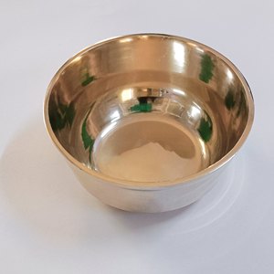 Meilleure qualité fait à la main Kansa bol en métal Original indien usine ustensile de service à manger améliore le bien-être digestion ayurvédique - Product Image 5