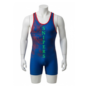 Combinaison de lutte confortable pour garçons, OEM, compression, logo personnalisé, uniforme d'équipe idéal, ensembles de lutte pour hommes - Product Image 1