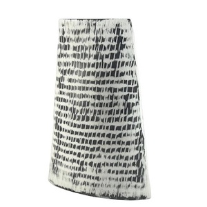 Vase à fleurs de table en aluminium moderne, gaufré, fait main, style classique, décoration de mariage et de Pâques, finition blanchie rustique, style européen - Product Image 1