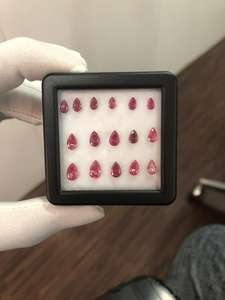 เพชรสังเคราะห์สีชมพูแดงทรงหยดน้ำ ทรงหัวใจ ทรงเรเดียนท์ คุณภาพ VVS แบบขายส่ง พร้อมใบรับรอง CVD และ IGI จำนวนมาก - Product Image 2