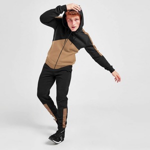 Nouveau Dernières Hommes Survêtement Polaire Matériel Hoodies Joggers 2 Pièces Ensemble Personnalisé Marque Logo Survêtement En Vrac Pas Cher Prix - Product Image 3