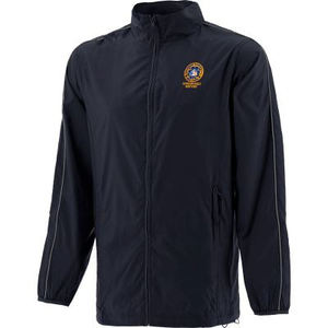 Veste de pluie grande taille avec col montant pour hommes - Product Image 1