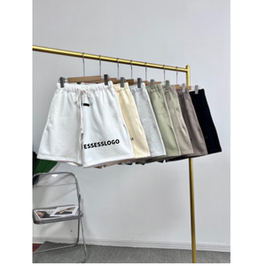 2026 <b>Men's</b> High Street Style Eco-Friendly Canvas <b>Bermuda</b> <b>Shorts</b> with Elastic Mid Waist and Pockets 100% Polyester - Product Image 1