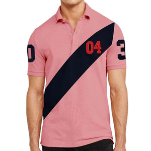 Camiseta Polo Bordada para Hombre al por Mayor, Logotipo Personalizado, Material Ligero de Alta Calidad - Product Image 1