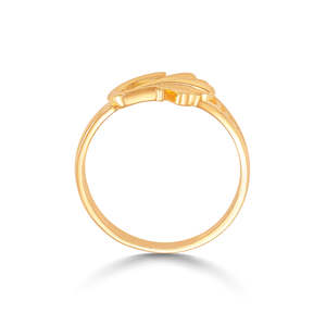 Gold Plated Vintage Statement <b>Ring</b> for Women Trendy <b>Open</b> Design - Product Image 4