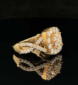 แหวนหมั้นเพชรโมอิสซาไนต์เงินแท้สำหรับงานปาร์ตี้ พร้อมบรรจุภัณฑ์แบบกำหนดเองจากอินเดีย - Product Image 3