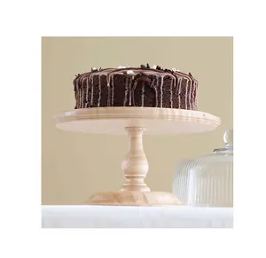 Mango wood cake stand Customized design wedding Solid Wooden cake stand Cheap price product manufacture From India
