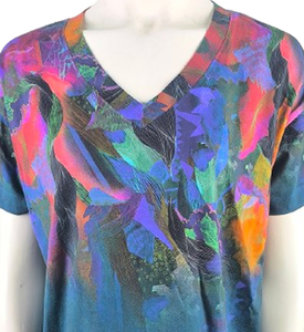 Camisetas de Mujer al por Mayor, Premium, 100% Algodón, Diseño Personalizado con Estampado Digital, Manga Corta, Cuello en V, Antibolitas, Transpirables - Product Image 3