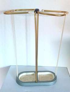 ขาตั้งร่มโลหะชุบสีเงินรูปทรงโบราณพร้อมที่ยึด7ชิ้นสำหรับโรงแรมใช้ในครัวเรือนล็อบบี้จัดเก็บของโลหะที่ดีที่สุด - Product Image 5