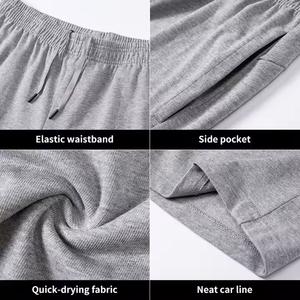 Pantalones cortos de algodón 100% de nuevo diseño para hombre, pantalones cortos de algodón 100% pesados, pantalones cortos de lana de algodón con logotipo personalizado de Color sólido para hombre - Product Image 6