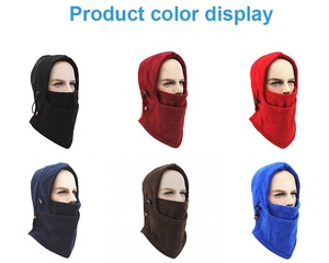 Balaclava en polaire polaire pour homme, chapeaux multifonctionnels et cache-cou pour l'hiver - Product Image 6
