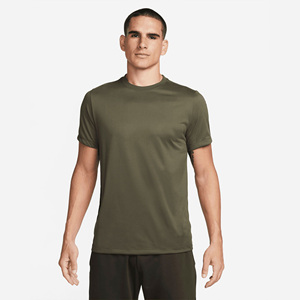 "Cargo Khaki T-shirt Fitness Homme: Tissu Jersey Doux, Coupe Décontractée, 100% Polyester" - Product Image 1