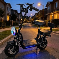 Trottinette électrique pliable légère et portable pour adultes avec siège