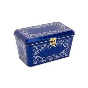 Custom Printed Square <b>Tin</b> Plate Box | Food-Grade Recyclable Packaging for Candy & <b>Chocolate</b> - Product Image 1