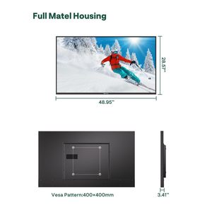 Televisor Inteligente para Exteriores de 55 Pulgadas, IP55 Resistente al Agua y a la Intemperie, 4K 120Hz, Televisión para Deportes y Juegos, 1000 Nits de Brillo - Product Image 3