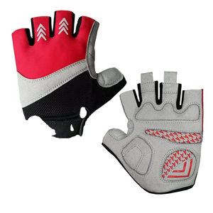 Gants de cyclisme de haute qualité à doigts courts, en tissu respirant et doux, absorbant les chocs, pour la gym et les activités de plein air - Product Image 1