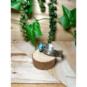 Randy Boyd Royston Fashion <b>Cuff</b> <b>Bracelet</b> with Turquoise & Sterling <b>Silver</b> Elegant & Stylish Accessory - Product Image 3
