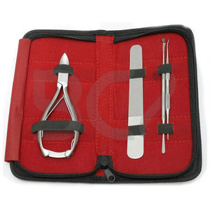 Ensemble d'outils de soin des pieds, lime à ongles, coupe-ongles, 4 pièces, instruments de podologie et de pédicure, manuel, certifié CE - Product Image 2