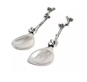 Juego de cubiertos de metal chapado en oro con mango de resina, lo último en nuevos cubiertos de metal, juego de cubiertos dorados para utensilios de cocina, utensilios para servir - Product Image 6