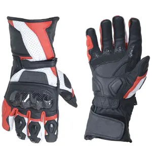 Özelleştirilmiş kros beş parmak sürme motosiklet eldivenleri Motocross yarış eldivenleri ATV motosiklet bisiklet eldiveni