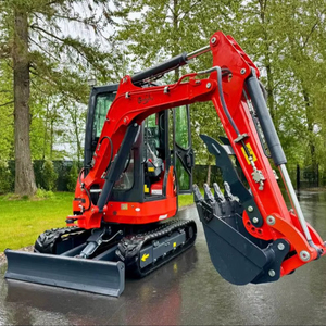 LIVRAISON GRATUITE CFG KU45 EXCAVATRICE DIESEL 30 CV LAME AVANT 60 POUCES BAC À SABLER 16 POUCES CLIMATISÉE CHAUFFÉE ENTIÈREMENT CLOSÉE EPA CE AUXILIAIRES PLUMBÉES - Product Image 1