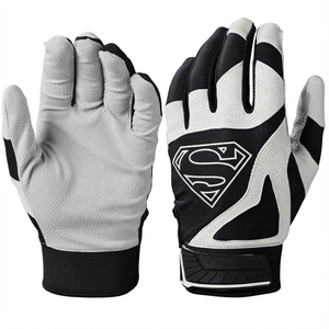 Vente directe d'usine, faible MOQ, gants de frappe en cuir de mouton, adhérence antidérapante, anti-choc, gants de frappe de softball unisexes - Product Image 2