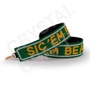 SIC EM BEA, correas de bolsa de cuentas de semillas de oro blanco personalizadas, accesorios de moda con diseño de correa de monedero con cuentas para bolsos - Product Image 1