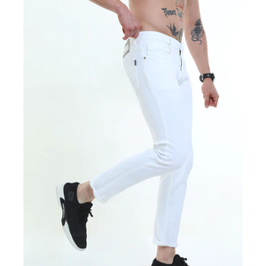 New high Quality Custom Men Loose Stacked Pants Solid Colors Straight Sweat Pants Sweatpants With Logo Printed for Man - Product Image 5