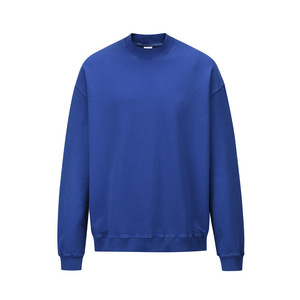 Sudadera con capucha para hombre, ropa de calle de gran tamaño, sudadera personalizada con cuello redondo, sudadera polar para hombre de 400g con hombros caídos, sudaderas con capucha - Product Image 1