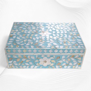 Direct de l'usine mère de perle cadeau rectangle boîte de rangement grande qualité capiz perles coquille boîtes - Product Image 5