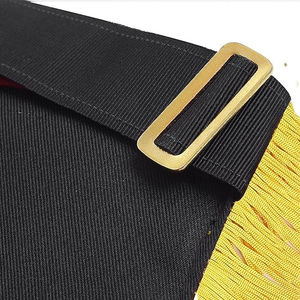 Badge de Commanderie des Chevaliers Templiers Anciens Commandants, Brodé, Luxe, à Coudre, Aimanté avec Frange Dorée - Product Image 4