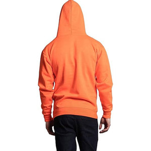 65% algodón, 35% poliéster 10 oz. Sudadera con capucha preencogida de algodón hilado en anillo Algodón orgánico suave Unisex Gris Sudaderas con capucha - Product Image 6