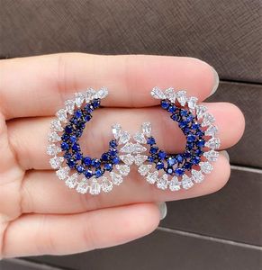 Pendientes de Diamantes Cultivados en Laboratorio con Plata de Ley 925, Certificados por IGI, para Uso Casual, Diamantes Americanos - Product Image 3