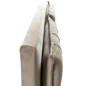 Juego de dormitorio de lujo MELINDA con base de cama de metal de madera de terciopelo, fácil montaje, cabecero, rieles laterales para muebles de hogar u hotel - Product Image 6