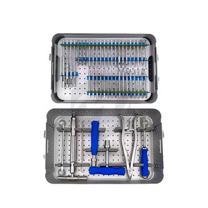 Kit chirurgical orthopédique avancé enlèvement de vis cassée ensemble complet Instruments médicaux d'implant de chirurgie de taille multiple - Product Image 1