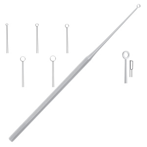 BUCK EAR CURETTE Buck Ear Curettes Blunt Straight en acier inoxydable de qualité allemande - Product Image 1