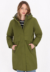 Servicio OEM Top venta de alta calidad de punto de Oliva de las mujeres Parka Puffer acolchado de poliéster lleno de chaqueta de invierno - Product Image 4