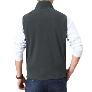 Chaleco transpirable con cuello en V con cuello levantado y bolsillos invisibles Chaleco formal con cremallera Servicios OEM - Product Image 5