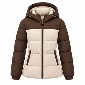 Wholesale <b>Women</b> Puffer <b>Jacket</b> Quick Dry Custom Color Logo Printing Low MOQ <b>Lightweight</b> Winter Wear - Product Image 2