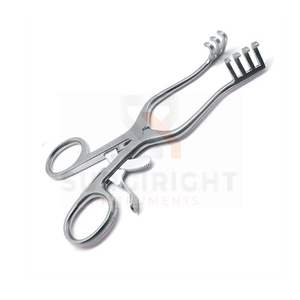 RetractorGeneral Instruments chirurgicaux Demande du client Incurvé 3.5 "Points pointus Acier inoxydable allemand par Surgiright Instruments - Product Image 6