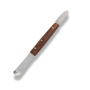 Spatule de mélange dentaire en acier inoxydable avec manche en bois, spatule de mélange de plâtre dentaire, outils par SurgiRight - Product Image 3