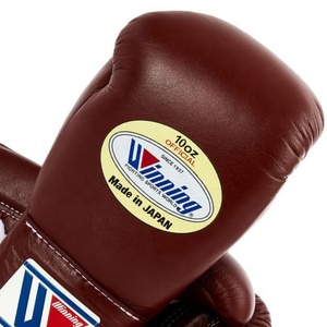 ถุงมือชกมวยหนังวัวแท้สำหรับมืออาชีพถุงมือฝึกชกมวย - Product Image 6