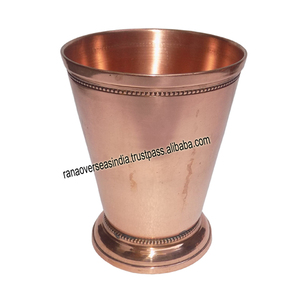 Gobelet en verre en forme de V en cuivre avec base ronde pour une bonne santé Yoga Ayurveda Guérison au meilleur prix - Product Image 4