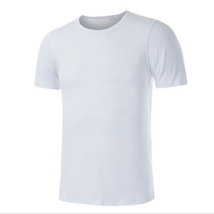 Fabrication de vêtements personnalisés de haute qualité broderie imprimé hommes t-shirts conception de logo personnalisé coton couleur unie t-shirt homme - Product Image 5