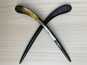 INTELIGENTE HECHO A MANO PULIDO CUERNO DE BUFALO ACCESORIOS PARA EL PELO Horquilla para el cabello Pasadores Clips para joyería Matiss Hair Styling - Product Image 2