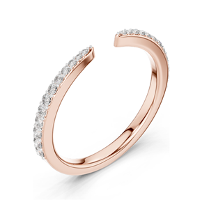 Bague pour femme en diamant de culture 0,232 CT Or 18 carats, 14 carats, 10 carats et argent 925 Options or rose, or jaune, or blanc VVS-VS EF - Product Image 5