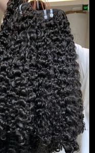 2025 meilleure qualité lâche vague profonde et naturelle HD Bundle Style de boucles italiennes prêt à expédier des extensions de cheveux humains vente chaude - Product Image 2