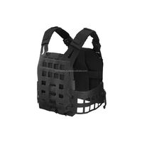 Equipo de chaleco táctico de la serie de liberación rápida Chaleco de nailon Multicam negro Chaleco táctico portador de placa de engranaje